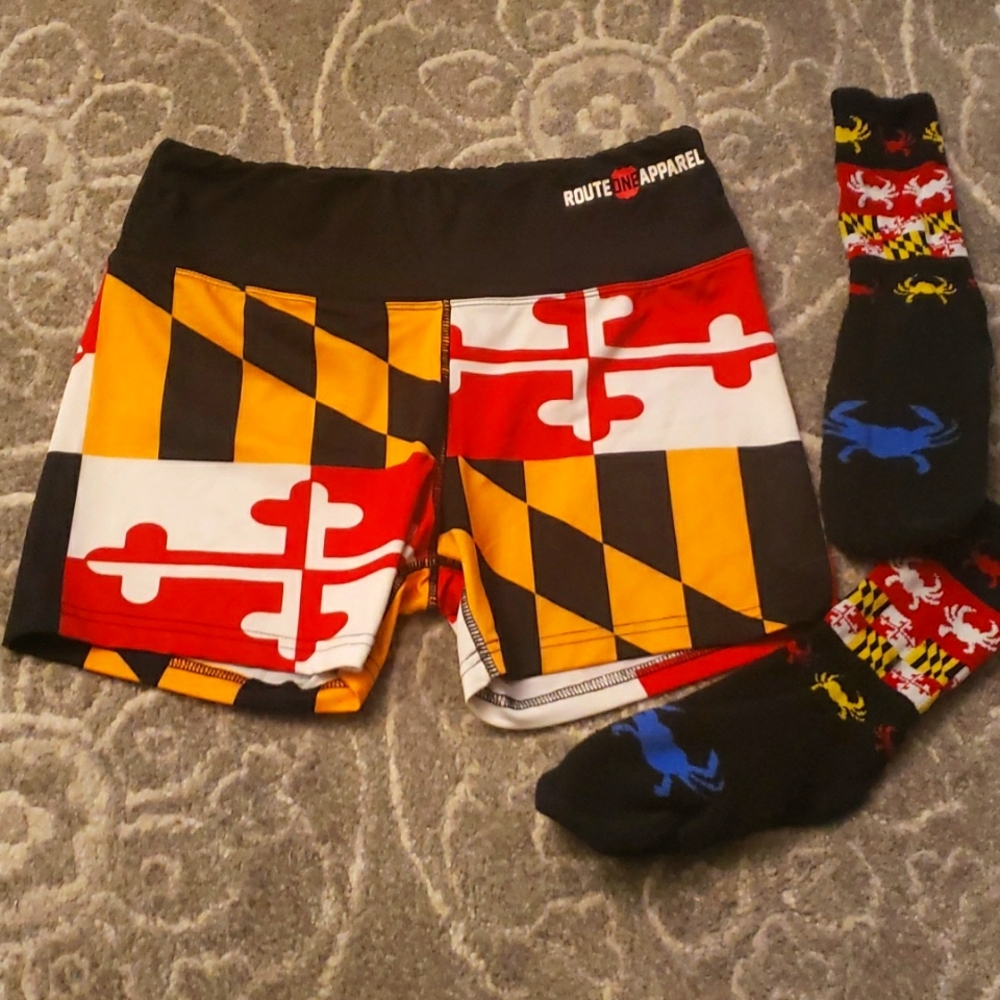 Maryland shorts and socks!!
